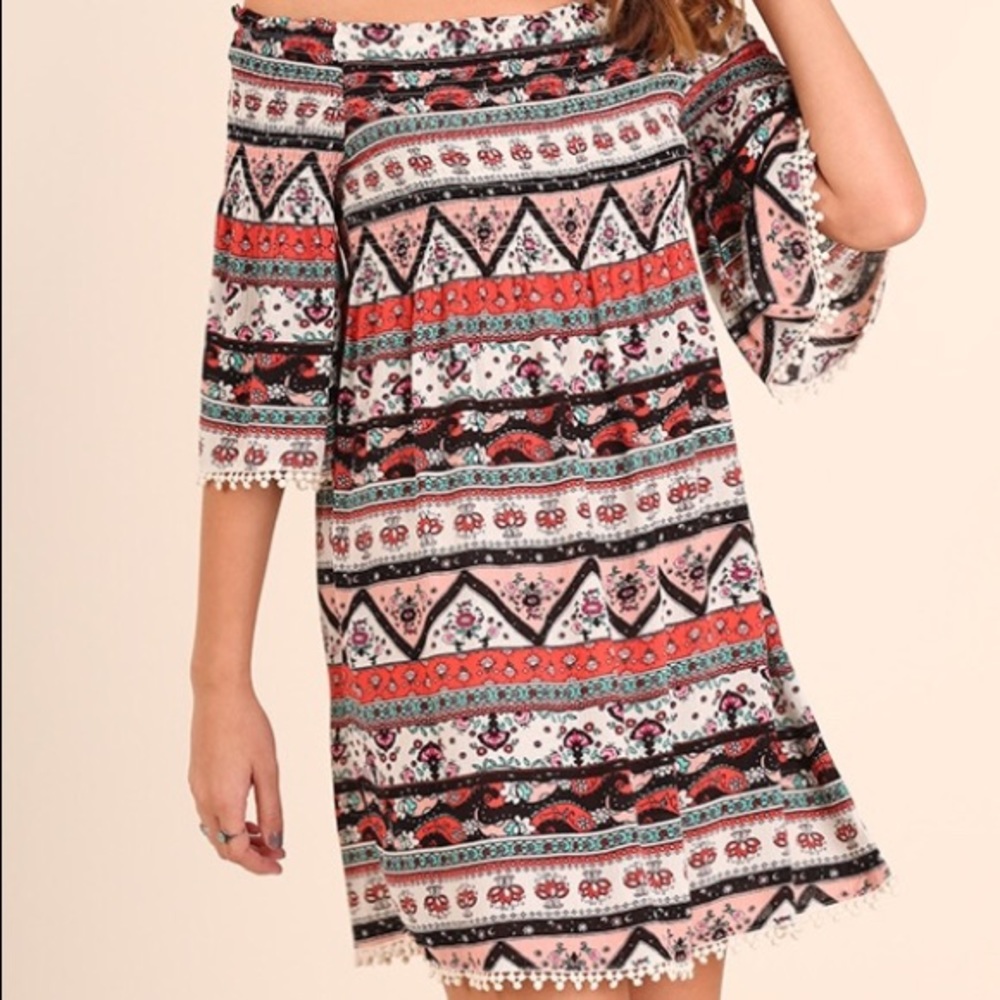 Off The Shoulder Mini Dress